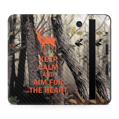 Carbon Fiber E-Reader Skin Compatible with Kobo Libra Colour (2024) - Deer Hunter - Premium 3M Vinyl Protective Wrap Decal Cover - Easy to Apply | Crafted in The USA by MightySkins