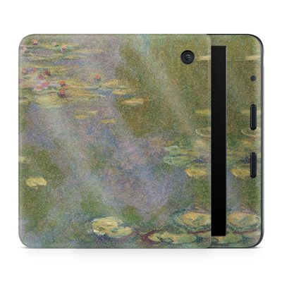 Glossy Glitter E-Reader Skin Compatible with Kobo Libra Colour (2024) - Water Lilies - Premium 3M Vinyl Protective Wrap Decal Cover - Easy to Apply | Crafted in The USA by MightySkins