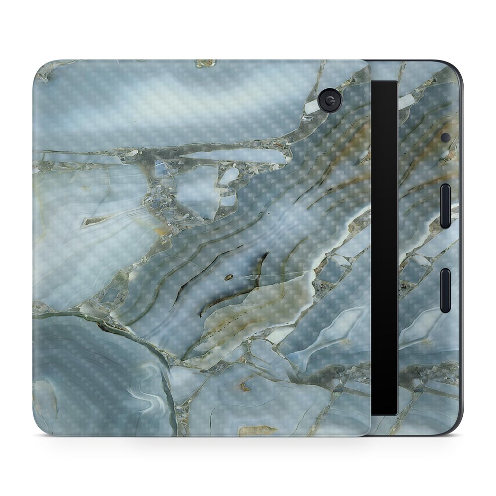 Carbon Fiber E-Reader Skin Compatible with Kobo Libra Colour (2024) - Crystal Rock - Premium 3M Vinyl Protective Wrap Decal Cover - Easy to Apply | Crafted in The USA by MightySkins