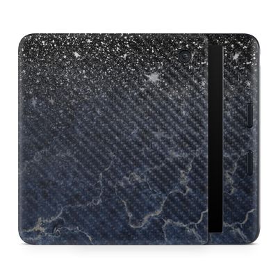 Carbon Fiber E-Reader Skin Compatible with Kobo Libra Colour (2024) - Dark Shimmer Marble - Premium 3M Vinyl Protective Wrap Decal Cover - Easy to Apply | Crafted in The USA by MightySkins