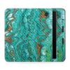 Carbon Fiber E-Reader Skin Compatible with Kobo Libra Colour (2024) - Turquoise Ripple - Premium 3M Vinyl Protective Wrap Decal Cover - Easy to Apply | Crafted in The USA by MightySkins view 1