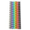 Wire Markers, Colorful Cable Marker Wire Number Label Cable Labeler with ClipOn Design for Office and Home (150PCS -1.5MM 1.5) view 1