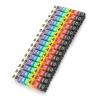 Wire Markers, Colorful Cable Marker Wire Number Label Cable Labeler with ClipOn Design for Office and Home (150PCS -1.5MM 1.5) view 2