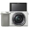 Sony a6100 Mirrorless Camera (White) with Sony E PZ 16-50mm F/3.5-5.6 OSS Lens + 64 GB Memory + Spider Tripod + LED Light + Camera Case + Tripod + Extra Battery + More (27pc Bundle) (Renewed) view 3