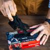 Hardcore Carnivore Disposable Nitrile Gloves (50 ct, 5 MIL) Extra Thick, Textured, Food Safe, Latex and Powder -Free, Black, Tear Resistant view 3