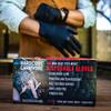 Hardcore Carnivore Disposable Nitrile Gloves (50 ct, 5 MIL) Extra Thick, Textured, Food Safe, Latex and Powder -Free, Black, Tear Resistant view 4