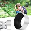 Lens Hood, Camera Lens Hood with High Performance Plastic LH 40B Camera Accessories for Camera Lens (Silver) view 2