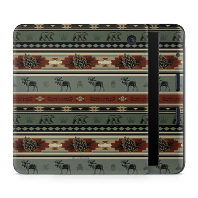 E-Reader Skin Compatible with Kobo Libra Colour (2024) - Cabin Stripes - Premium 3M Vinyl Protective Wrap Decal Cover - Easy to Apply | Crafted in The USA by MightySkins