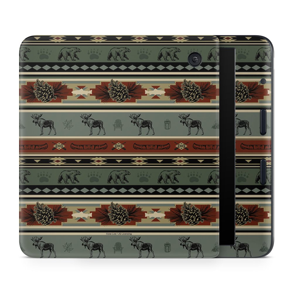 E-Reader Skin Compatible with Kobo Libra Colour (2024) - Cabin Stripes - Premium 3M Vinyl Protective Wrap Decal Cover - Easy to Apply | Crafted in The USA by MightySkins