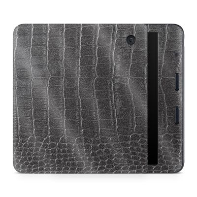 Glossy Glitter E-Reader Skin Compatible with Kobo Libra Colour (2024) - Black Gator Skin - Premium 3M Vinyl Protective Wrap Decal Cover - Easy to Apply | Crafted in The USA by MightySkins