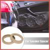 ACROPIX 2Pcs Car Speaker Spacer Ring Adaptor Brackets Mounting Spacer Recess Bezel Plate Wood 77mm ID Universal for 3 Inch Speakers Car Parts view 2