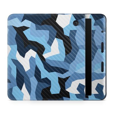 Carbon Fiber E-Reader Skin Compatible with Kobo Libra Colour (2024) - Sky Camouflage - Premium 3M Vinyl Protective Wrap Decal Cover - Easy to Apply | Crafted in The USA by MightySkins