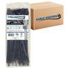 Kable Kontrol Zip Ties with Screw Hole, 11 Inch 6,500 Pcs Black, 50 Lbs. Tensile Strength, Bulk Pack, Self-Locking, Multipurpose Mounting head Cable Ties for Indoor & Outdoor Use view 1