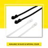 Kable Kontrol Zip Ties with Screw Hole, 11 Inch 6,500 Pcs Black, 50 Lbs. Tensile Strength, Bulk Pack, Self-Locking, Multipurpose Mounting head Cable Ties for Indoor & Outdoor Use view 3