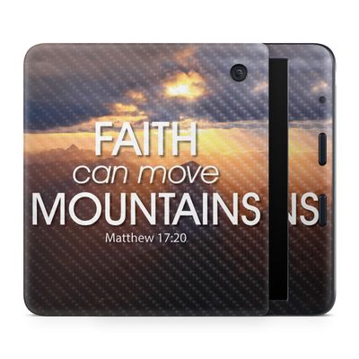 Carbon Fiber E-Reader Skin Compatible with Kobo Libra Colour (2024) - Move Mountains - Premium 3M Vinyl Protective Wrap Decal Cover - Easy to Apply | Crafted in The USA by MightySkins