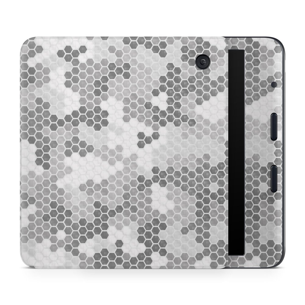 Carbon Fiber E-Reader Skin Compatible with Kobo Libra Colour (2024) - Camo Hexadots - Premium 3M Vinyl Protective Wrap Decal Cover - Easy to Apply | Crafted in The USA by MightySkins