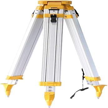 Aluminum Survey Tripod with Quick Clamp, for Auto Level Theodolite, 6.9ft (L) x 3.3ft (W) x 1.6ft (H)