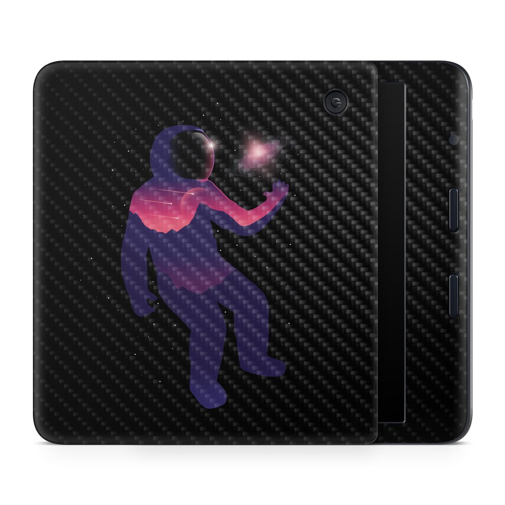 Carbon Fiber E-Reader Skin Compatible with Kobo Libra Colour (2024) - Astronaut - Premium 3M Vinyl Protective Wrap Decal Cover - Easy to Apply | Crafted in The USA by MightySkins