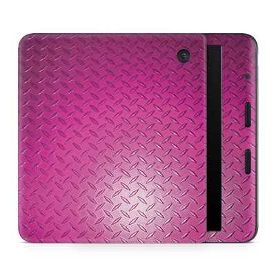 E-Reader Skin Compatible with Kobo Libra Colour (2024) - Pink Diamond Plate - Premium 3M Vinyl Protective Wrap Decal Cover - Easy to Apply | Crafted in The USA by MightySkins