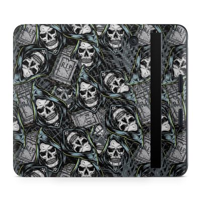 Carbon Fiber E-Reader Skin Compatible with Kobo Libra Colour (2024) - Wall of Death - Premium 3M Vinyl Protective Wrap Decal Cover - Easy to Apply | Crafted in The USA by MightySkins