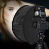 16.5 * 6.3in Round Foldable Speedlight Soft Light Diffuser, Diffuser Softbox Universal Round Foldable Shoot with Frame for Camera Flash view 3