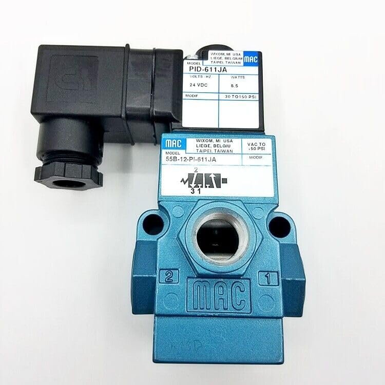 1PC Original Fit for MAC 55B-12-PI-611JA 24VDC Solenoid Valve
