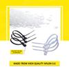 Kable Kontrol Zip Ties with Screw Hole, 14 Inch 2,000 Pcs Black, 120 Lbs. Tensile Strength, Bulk Pack, Self-Locking, Multipurpose Mounting head Cable Ties for Indoor & Outdoor Use view 4