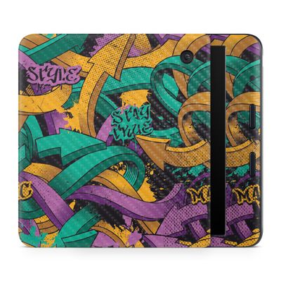 Carbon Fiber E-Reader Skin Compatible with Kobo Libra Colour (2024) - Tertiary Arrows - Premium 3M Vinyl Protective Wrap Decal Cover - Easy to Apply | Crafted in The USA by MightySkins