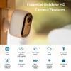 Arlo Essential Security Camera 1080p HD, Outdoor - Indoor, 2nd Gen, Wireless Rechargeable Camera, 2-Way Audio, Color Night Vision, Live Stream, Real Time Notifications, Wide Angle - White, 2 Cameras view 2