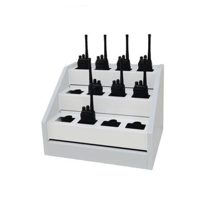 Handheld Radio Holder Tool Storage Cabinet, Universal Walkie Talkie Case, Two Way Radio Organizer, Wall Mounted Microphone Hanger