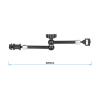 CAMVATE Multipurpose Articulating Arm with Anti-Twist 1/4''-20 Mount & Shoe Adapter(Black Knob)-3661 view 2