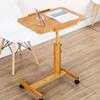 Table Laptop Sofa Bedside Overbed Adjustable Height Sturdy Notebook Computer Stand Desk with Wheels Computer Desk(60x40x62-94cm) view 2