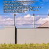 NDNCZDHC 833VDC Variable Frequency Infrared Beam Sensor 4 Beam IR Barrier Fence Detector Human Body Sensing Safety Grating Outdoor Alarm (60m) view 3