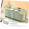Angoily Socket Storage Box Cable Organizer for Household Cords Desktop Management Capacity Heat Dissipation for Power Cables and Items Bean Paste view 3