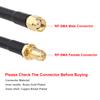 100FT RP-SMA Male to RP-SMA Female Coax Cable, XRDS -RF RG58 RP-SMA WiFi Antenna Extension Coax Cable for WiFi LAN Router Wireless Network Card Adapter view 2