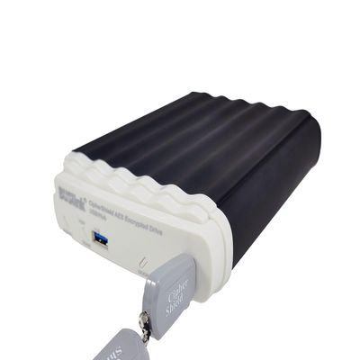 BUSlink CSX-4TSDHA 4TB SSD Mode 0 Key USB 3.2 Gen 1 (3.0)/eSATA with Hub CipherShield 512-bit AES Hardware Encrypted External Desktop Drive