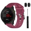 TopPerfekt Sport Bands Compatible with Garmin Forerunner 25522mm/ 255 music (22mm) / 255S (18mm) / 255S music (18mm) Watch Band, Adjustable Silicone Sports Strap Replacement Band for Men Women view 1