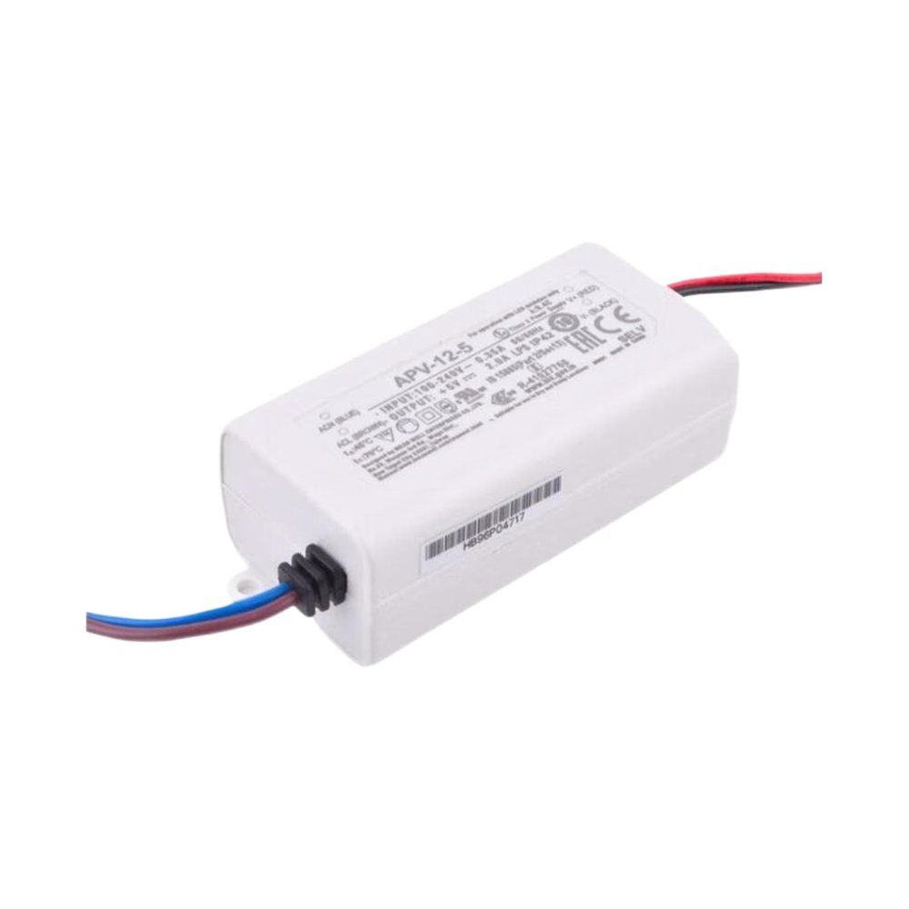 APV-12-5 5V 2A 10W Compact Power Supply for LED Lighting and Electrical Devices