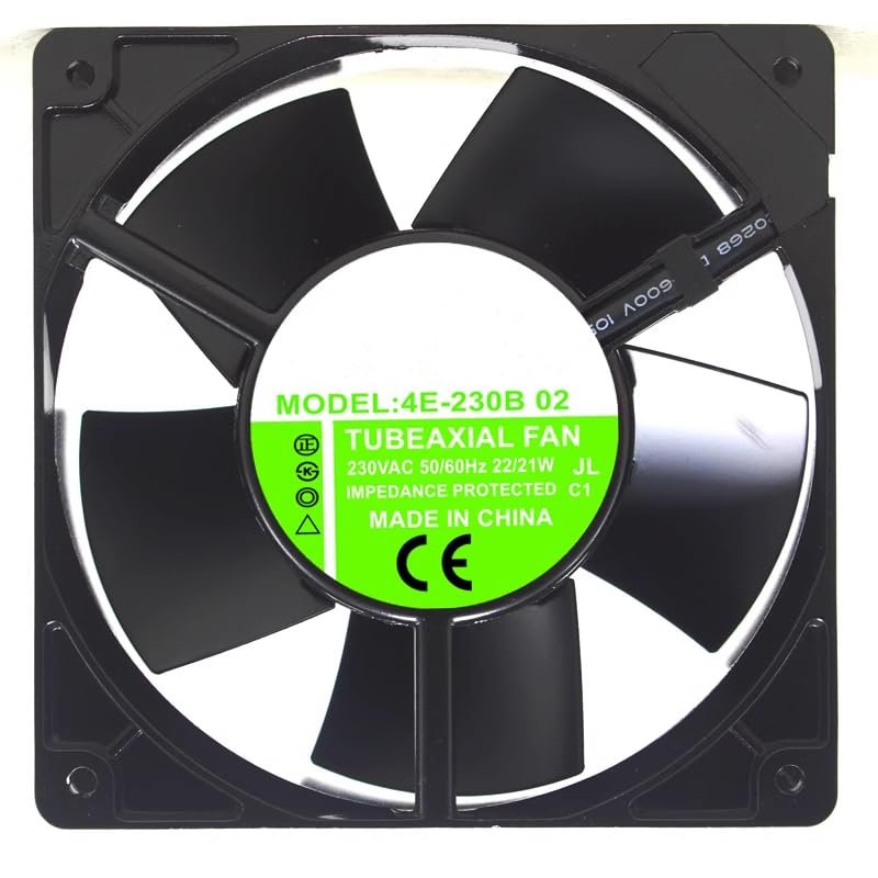 4E-230B 02 2-Wire AC 230V 22/21W 120x120x38mm Cooling Fan