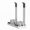 BNEI Laptop Stand, Storage and Booster for Laptops and Tablets up to 16", Black/White (White) view 1