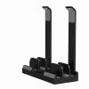 BNEI Laptop Stand, Storage and Booster for Laptops and Tablets up to 16", Black/White (Black) view 1