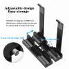 BNEI Laptop Stand, Storage and Booster for Laptops and Tablets up to 16", Black/White (Black) view 4