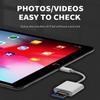 Lightning to SD Card Reader(2 in 1)for iPhone 14 pro max Adapter Digital Camera Micro SD Memory TF Flash Storage Transfer Dual Slot for Apple MFi Certified Converter for iPad Compact External Adaptor view 3