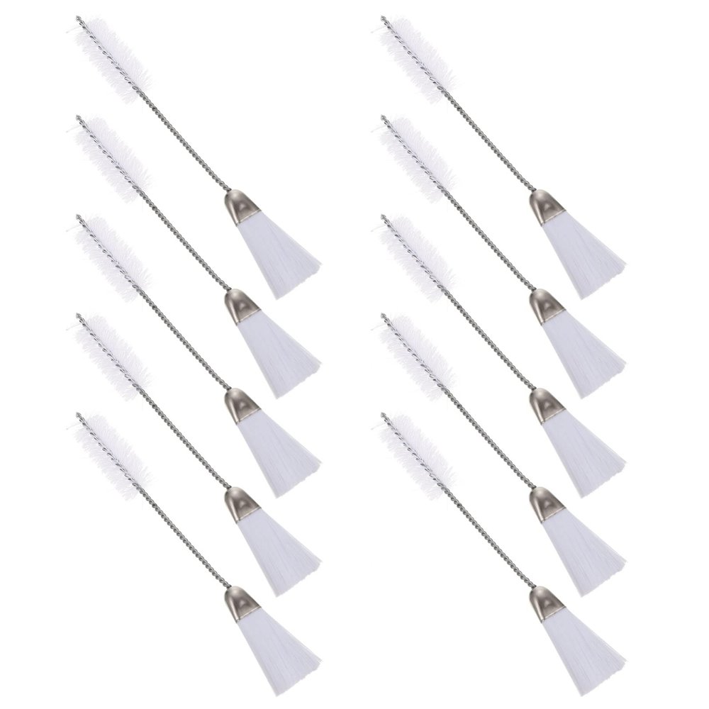 Angoily 10pcs Double-ended Keyboard and Sewing Machine Cleaning Brush for Dust Removal Ergonomic Design for Use