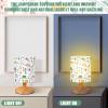 VIHOSE Transportation Kids Table Lamp for Bedroom Kids Lamps for Girls Room view 3