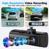 4K Dash Cam Front and Rear/Inside, Car Mount Dash Camera with 5G Wi-Fi, GPS, 3" IPS Screen, 64GB SD Card Included, Night Vision, G-Sensor, 24H Parking Mode, Loop Recording, APP Control, Black view 2
