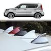 Ramble- for KIA Soul-(2010-2014) | Automotive Roof Antenna Mast Replacement, Car Modification, Functional Shark Fin Cover (Silver Color) view 3