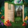 45x24 Fairy Tale Forest Backdrop Fairy Tale Books As a Door Photography Background Mushroom Vine Landscape for Girls Birthday Baby Shower Party Newborn Kid Children Cake Smash Props view 1
