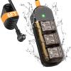 Outdoor Power Strip Weatherproof 6 FT Outdoor Extension Cord Waterproof Surge Protector Power Strip, 3 AC Outlets, 1625W - for Camping, Home, Office, Garden, Dorm, FCC UL Listed view 1
