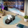 Outdoor Power Strip Weatherproof 6 FT Outdoor Extension Cord Waterproof Surge Protector Power Strip, 3 AC Outlets, 1625W - for Camping, Home, Office, Garden, Dorm, FCC UL Listed view 4